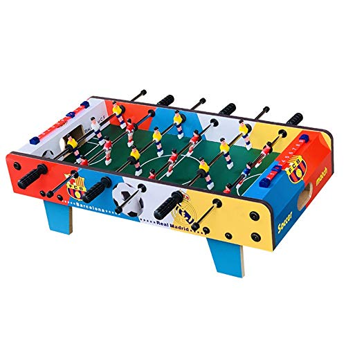 ZDAMN Futbolín De Mesa Mesa de futbolín de Mesa Compacto Mini Juego de fútbol futbolín for Adultos y niños Competencia Juegos de Mesa Juguete de Fútbol (Color, Size : 50x25x15.5cm)