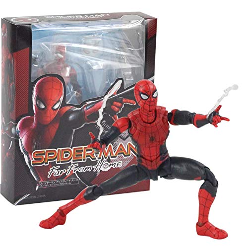 zdfgv Figura de acción de Spiderman Spider-Man lejos de casa Modelo de Juguete Regalos de cumpleaños 14 cm