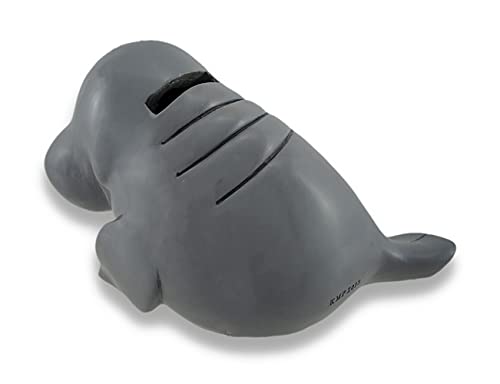 Zeckos Whimsical Baby Manatee Coin Bank 6.5 In. by