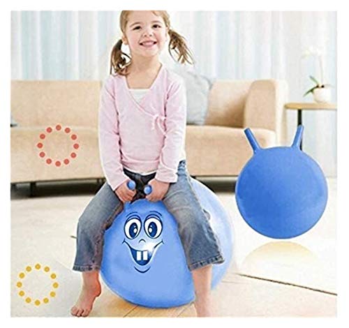 ZeYuKeJi Bola de Skippy Inflable de la innovación - 45 cm, Bola de Rebote for niños, Bola de la tolva Espacial, Juguete Interior al Aire Libre for niños (Color : Red)