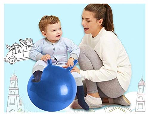 ZeYuKeJi Bola de Skippy Inflable de la innovación - 45 cm, Bola de Rebote for niños, Bola de la tolva Espacial, Juguete Interior al Aire Libre for niños (Color : Red)