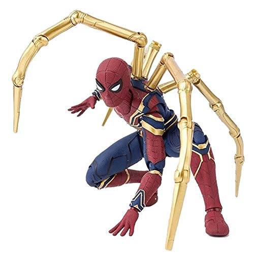 ZHI BEI Juguete de Dibujos Animados de 14 cm - Marvel Avengers Infinity War Iron Spider Spiderman Action Figure Modelo de Juguete