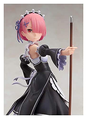 Zhongchuang Zero - Vida de Inicio en Otro Mundo RAM & REM Mody Image Ver Figura Figurine 8.85 Pulgadas Linda Kawaii Cambiar Cara Figura Muñecos Figuras de acción (Color : Ram)