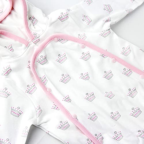 ZIYIUI Ropa para Muñecos bebé, Pijama con Capucha para Muñecas 2 Unidades (18 -22")