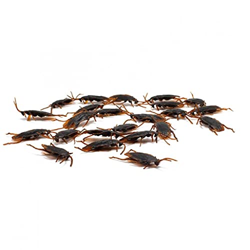 Zonster 10pcs Divertido Cucaracha Decoración Bromas Bromas Maker Novedad De La Diversión Trucos De Simulación Falsos Cucaracha Juguetes