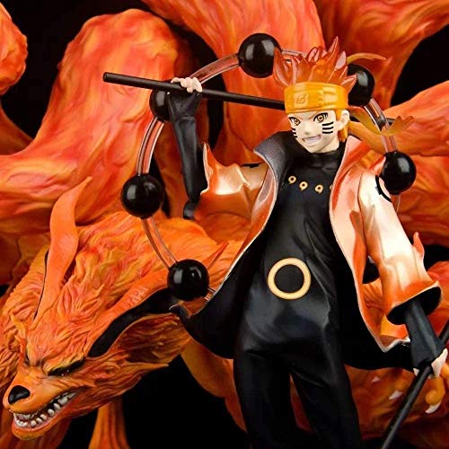 ZPTECH Exquisitas figuras de acción Naruto Figura Kyubi Uzumaki y Kurama Naruto Figura de anime Figura de acción Feng (color: por defecto)