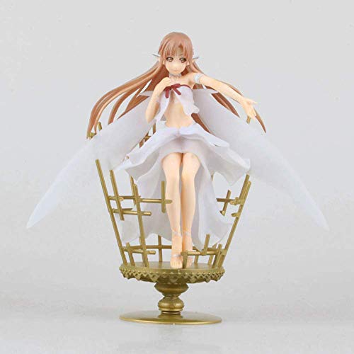 Zpzzy Sword Art Online/SAO Yuuki Asuna Postura Sentada Anime Estatua Acción PVC Figurilla Modelo Muñecas Figura De Anime Personajes De Anime Muñecas De Modelos Coleccionables Otaku Y Fanáticos Del Ani