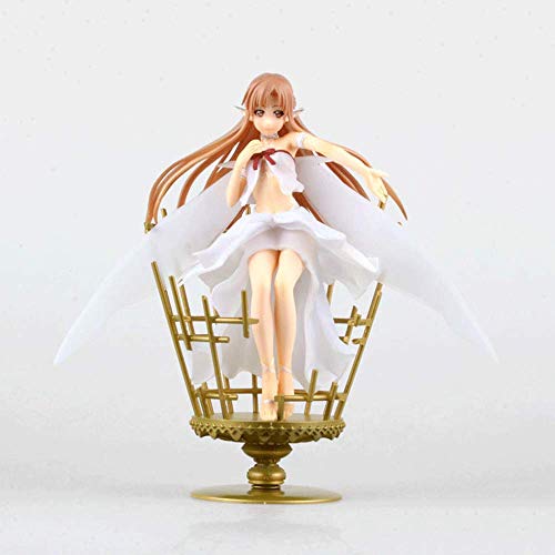 Zpzzy Sword Art Online/SAO Yuuki Asuna Postura Sentada Anime Estatua Acción PVC Figurilla Modelo Muñecas Figura De Anime Personajes De Anime Muñecas De Modelos Coleccionables Otaku Y Fanáticos Del Ani