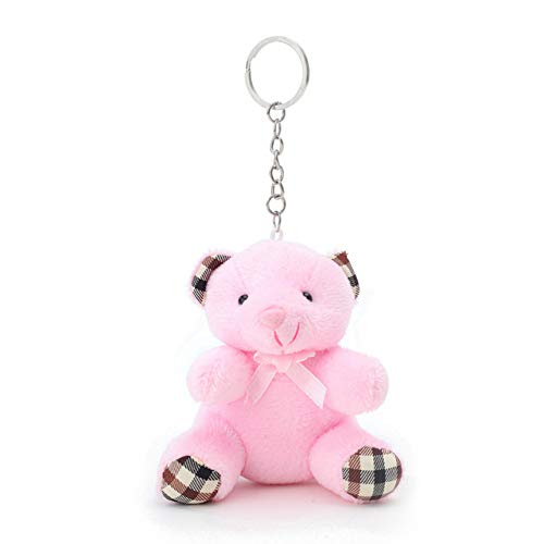 1 Uds 10CM Kawaii pequeños Osos de Peluche Juguetes de Peluche Animales de Peluche muñecos de Oso Mullido Colgante Llavero de Coche Suave Juguetes para niños Regalo 8 10cm