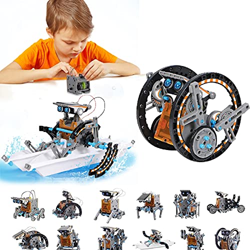 12 en 1 Juegos Educativos Energía Solar Juguetes Robotica Stem Kit de Tobot Solar Kits Manualidades Niños 8 9 10 11 12 Años Regalos para Niños de 8 9 10 11 12 Años Juegos Niños 10 a 12 Años