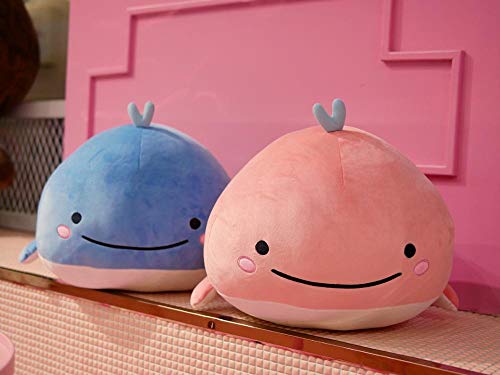 15 CM Lindo Juguete de Felpa de Ballena de algodón súper Suave Almohada de delfín Juguetes de Peluche Criaturas acuáticas Regalo de cumpleaños 15 CM Rosa