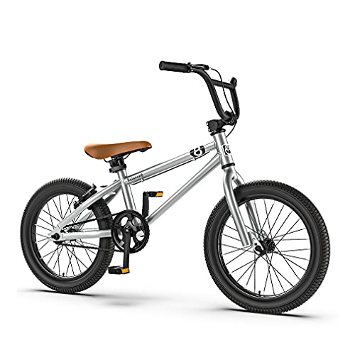 16/20 Pulgadas Bicicleta MontañA NiñO Bicicleta Infantil MontañA,Freno En V/Cuadro Acero Con Alto Contenido Carbono/Rueda Auxiliar ExtraíBle/NiñOs Mayores 6AñOs/Guardabarros Gratis