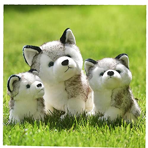 1pc Simulation Husky Cute Dog Stuffed Plush Animals Kawaii Puppy Kids Toys for Children Christmas Birthday Gift