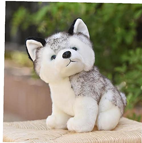 1pc Simulation Husky Cute Dog Stuffed Plush Animals Kawaii Puppy Kids Toys for Children Christmas Birthday Gift