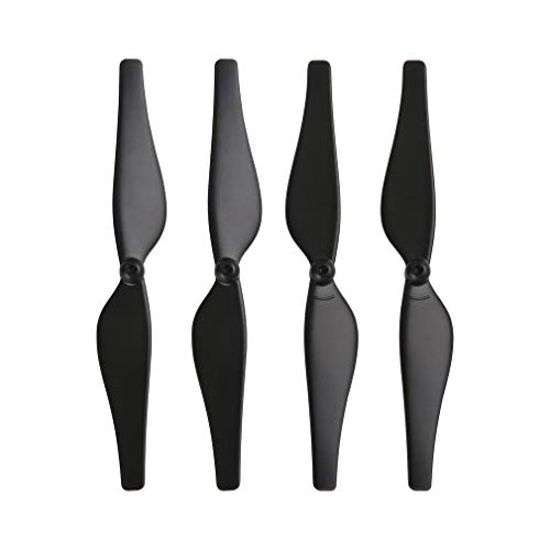 2 Pares de Hélices RC Drone Blade, Accesorios de Hélice de Liberación Rápida de Fibra de Carbono Compatibles con dji Tello Drone(Negro)