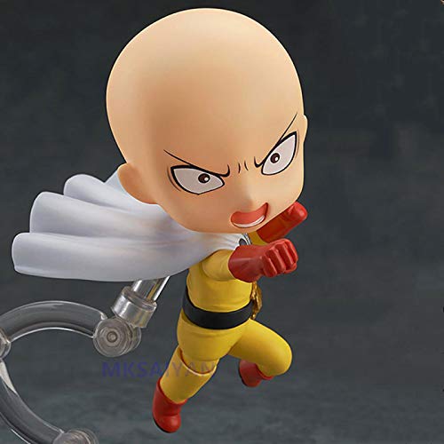 2 Unids / Set One Punch Man Figuras De Acción Genos # 645 Saitama # 575 Juguetes Lindos, Figura De Anime Super Movable Nendoroid Modelo Muñeca Regalo De Cumpleaños Juguetes Figma 10Cm