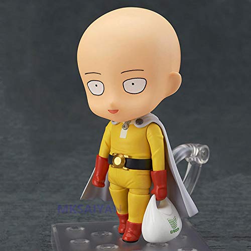 2 Unids / Set One Punch Man Figuras De Acción Genos # 645 Saitama # 575 Juguetes Lindos, Figura De Anime Super Movable Nendoroid Modelo Muñeca Regalo De Cumpleaños Juguetes Figma 10Cm