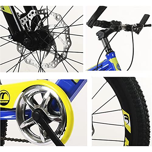 20 Pulgadas Bici Infantiles Bicicletas NiñOs,Bicicleta MontañA NiñOs/Freno Disco/Asiento Ajustable/Horquilla Resorte/Carga De 100 Kg/Apto para NiñOs Mayores 6 AñOs