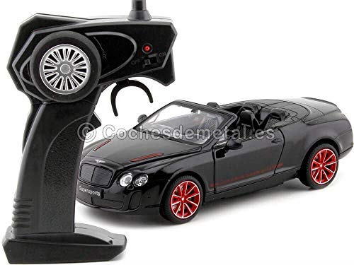 2010 Bentley Continental Supersport ISR Negro Radio Control 1:24 MZ Models 25041