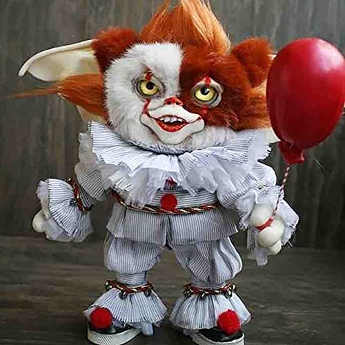 2021 New Mogwai Muñeca hecha a mano, Gremlins Gizmo Replica Marioneta de peluche de Halloween, Muñeca espeluznante Adornos de decoración de Halloween para decoración del hogar Coleccionables Amantes-A