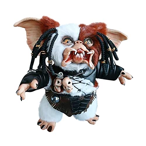 2021 New Mogwai Muñeca hecha a mano, Gremlins Gizmo Replica Marioneta de peluche de Halloween, Muñeca espeluznante Adornos de decoración de Halloween para decoración del hogar Coleccionables Amantes-A