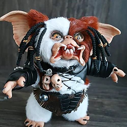 2021 New Mogwai Muñeca hecha a mano, Gremlins Gizmo Replica Marioneta de peluche de Halloween, Muñeca espeluznante Adornos de decoración de Halloween para decoración del hogar Coleccionables Amantes-A