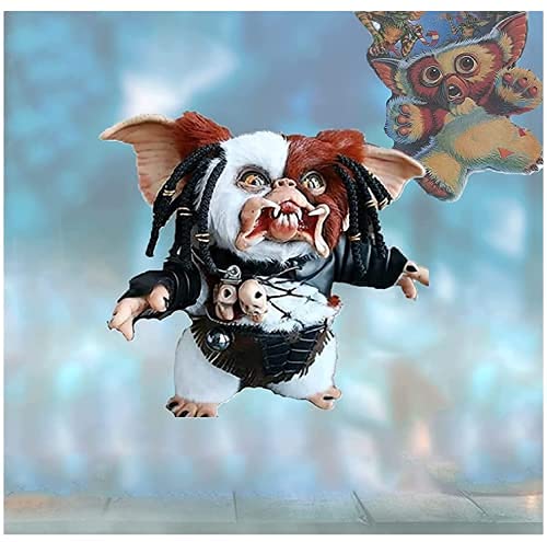 2021 Nueva muñeca hecha a mano de Mogwai - Linda muñeca de peluche de monstruo de Gremlins, criatura de arte de gizmo de fieltro en miniatura, para decoración del hogar, coleccionables (C)