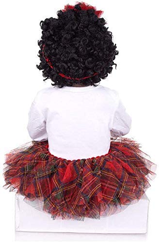 23 Pulgadas Reborn Baby Dolls de Cuerpo Completo de Silicona 57Cm Realista de Piel Negra muñecas de bebé niña Chico Regalo de cumpleaños Falso Juguete de bebé Negro Indio