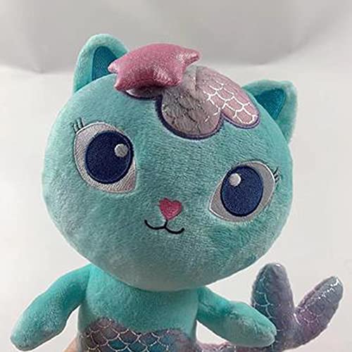 25 cm / 10 in Mercat y Pandy Paws Cat Toy Gabby Dollhouse Muñeco de Peluche (Mercat)