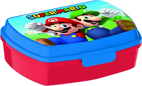 2728; vuelta al cole Super Mario; sandwichera rectangular; producto libre de BPA