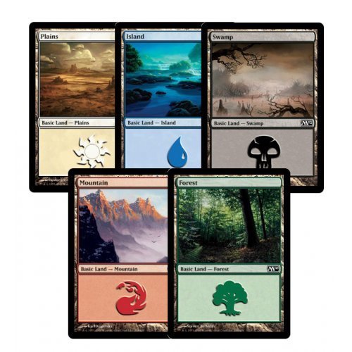 300 Assorted Magic: The Gathering MTG Basic Lands Cards [Toy]