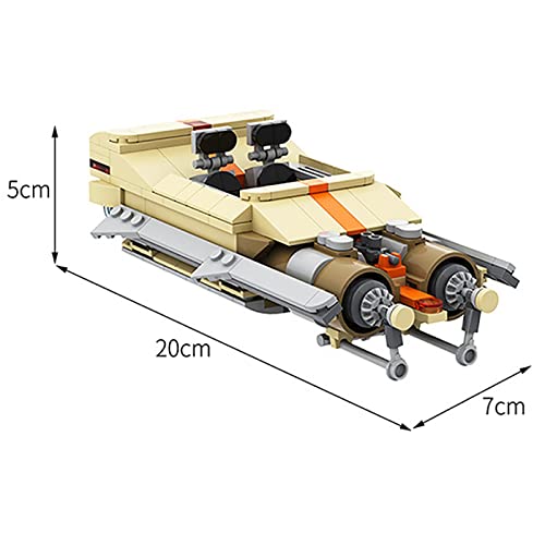 368 Piezas Modelo Dirigible, WW-25L Air Dirigible MOC Bloques Sujeción Juego Construcción Compatible con Lego Star Wars USC