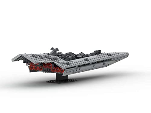 480 Piezas Modelo Star Destroyer, Tecnología ISSD Medium Superstar Destroyer MOC Building Set, Nave Espacial Compatible con Lego Star Wars USC