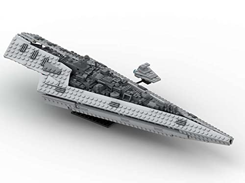 480 Piezas Modelo Star Destroyer, Tecnología ISSD Medium Superstar Destroyer MOC Building Set, Nave Espacial Compatible con Lego Star Wars USC