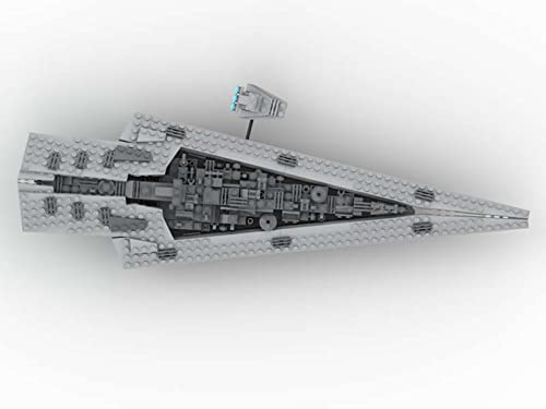 480 Piezas Modelo Star Destroyer, Tecnología ISSD Medium Superstar Destroyer MOC Building Set, Nave Espacial Compatible con Lego Star Wars USC