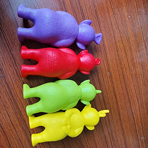 4PCS Lindo Kawaii Teletubbies Modelo de PVC Muñecas Figura de acción Dibujos animados Silicone Vinyl Doll Ornamentos de estatuilla Juguetes para Chidlren