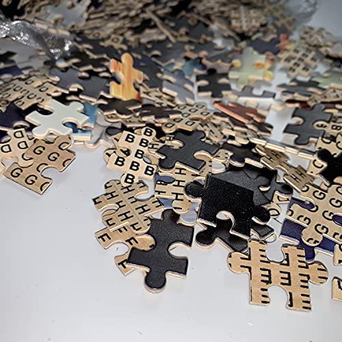 500 Piezas Puzzle,Puzzle de Madera para Adultos,Paisaje de Oasis del Desierto Puzzle,Rompecabezas de Diversión Familiar