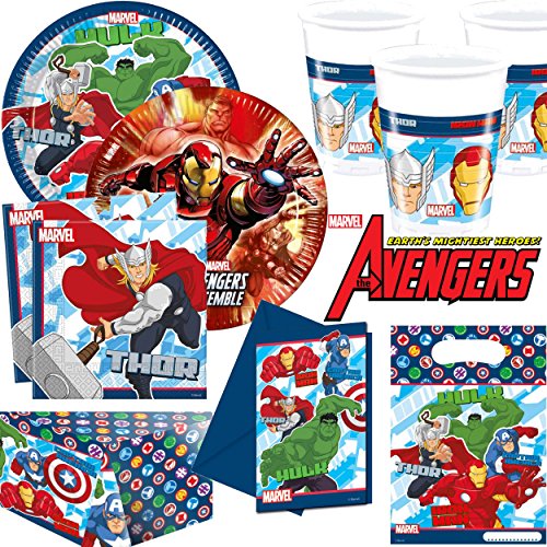 6 globos de Los Vengadores Assemble, para cumpleaños infantiles o fiestas, con circunferencia de 22,8 cm, globos decorativos para fiestas infantiles, diseño de Thor Iron Man Captian América