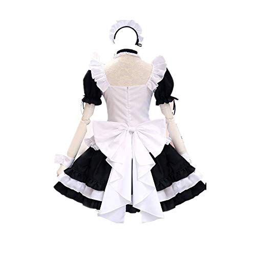 8PCS Game Miracle Nikki Novedad Cosplay para Disfraces de Fiesta con Accesorios Vestido de Delantal de mucama Trajes de Falda Lindos para Mujeres Sexy Regalo