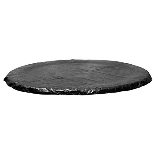 AADEE Cubierta de lluvia para trampolín, para cama elástica de repuesto para cama elástica, cubierta protectora contra la intemperie, universal redonda de polietileno negro