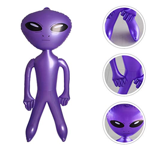 ABOOFAN Juguetes Inflables Aliens Prop Juguete Alien Infla Decoraciones Niños Alien Party Toy Inflar Up Alien Figurita Inflable Alien Disfraz Inflable Alien Rider Disfraces para Niños