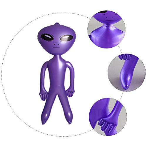 ABOOFAN Juguetes Inflables Aliens Prop Juguete Alien Infla Decoraciones Niños Alien Party Toy Inflar Up Alien Figurita Inflable Alien Disfraz Inflable Alien Rider Disfraces para Niños