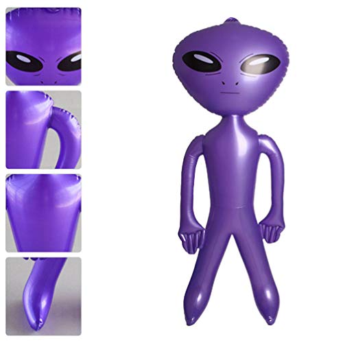 ABOOFAN Juguetes Inflables Aliens Prop Juguete Alien Infla Decoraciones Niños Alien Party Toy Inflar Up Alien Figurita Inflable Alien Disfraz Inflable Alien Rider Disfraces para Niños