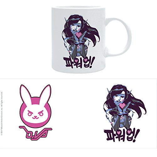 ABYstyle - Overwatch - Taza - 320 ml - "D.VA"