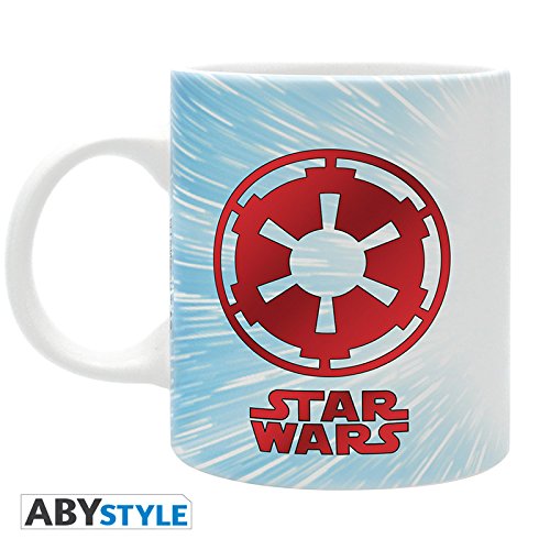 ABYstyle - Star Wars - Pack de taza 320 ml + llavero PVC + pegatina "Dart Fener"