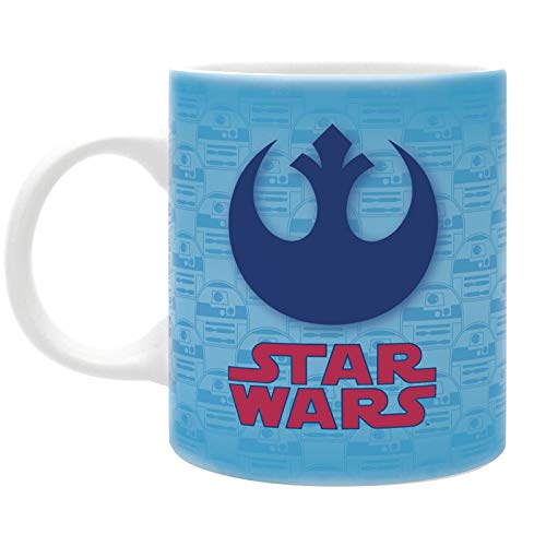 ABYstyle - Star Wars - Pack de taza 320 ml + llavero PVC + "R2D2" sticker