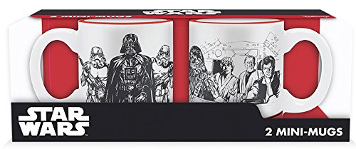 ABYstyle - STAR WARS - Set 2 mini-Tazas - 110 ml - Empire VS Rebel