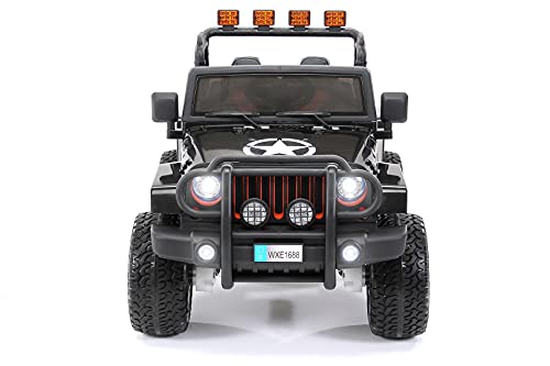 Actionbikes Coche ELECTRICO para NIÑO Jeep Wrangler 2 PLAZAS 24 V