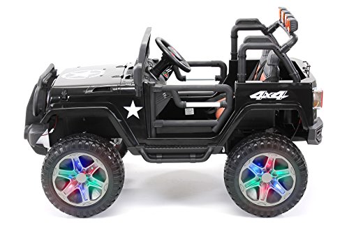 Actionbikes Coche ELECTRICO para NIÑO Jeep Wrangler 2 PLAZAS 24 V