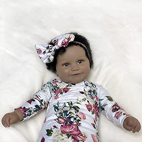 Adolly Reborn Muñecas Realista 20 Pulgadas Cuerpo de Tela Relleno de algodón Muñeca recién Nacida para niñas niños de 3 años en adelante